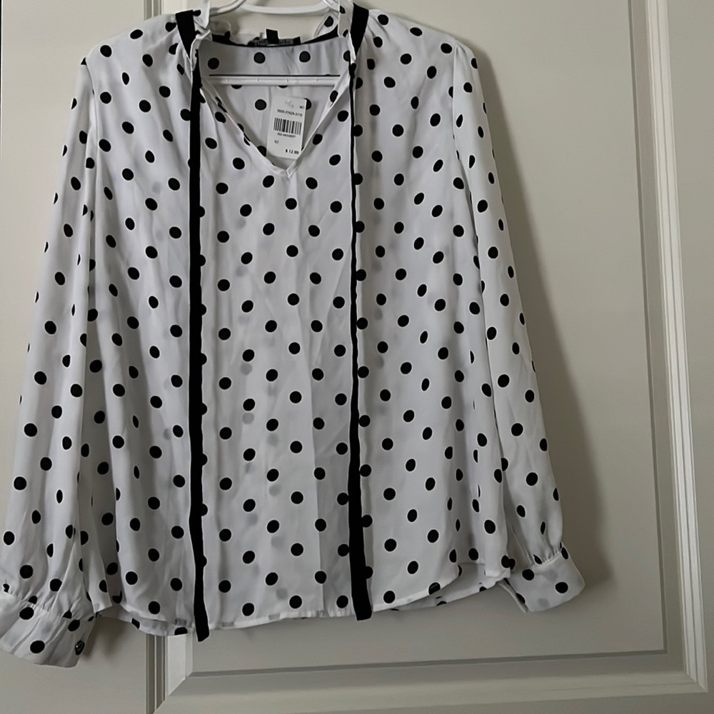 New with tags polka dot blouse